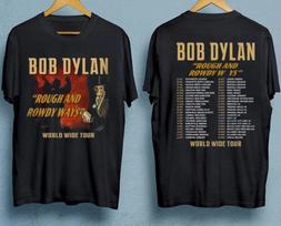 NEW Bob Dylan Rough And Rowdy Ways Worldwide Tour 2025 T-shirt Unisex T-Shirt S