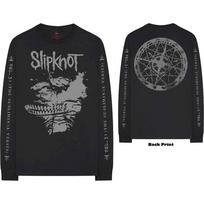 Slipknot Subliminal Verses ilgomis rankovėmis marškinėliai Juodi Nauji Unisex T-shirt L gray