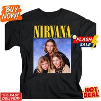 Sale Hanson Nirvana Parody Inspired Retro Vintage Fan-Made Band T-Shirt S-5XL Unisex T-Shirt XL