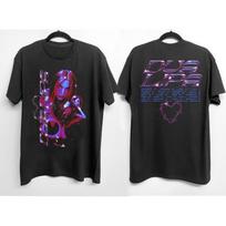 SALE Nostalgia Future Tour 2022 Dua Lipa Shirt Tee Heart Wire Black Barbed Unisex T-Shirt M