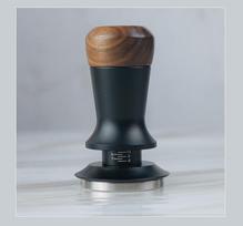 51/53/58mm Espresso Coffee Tamper Walnut Adjustable Height Constant Force Coffee Tamper Stainless Steel Base Internal Spring 51mm gryna
