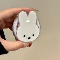 Miffy magnetinis telefono stovas Laikiklis Žaislų rinkiniai Anime triušis Bunny telefono stovas Teleskopinis mobiliojo telefono oro pagalvės stovas Telefono dėklo dekoracija