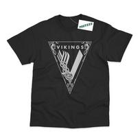 Vikingu T-shirt spausdintas tiesiai ant drabužio, Unisex T-shirt S