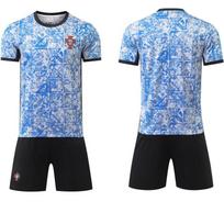 2425 Portugalijos išvykos futbolo marškinėliai Nr. 7 C Ronaldo Rinkinys Europos taurė Nacionalinė #20