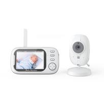 3.5 Inch Baby Monitor with Real-Time Two-Way Audio, HD Baby Safety Camera, Digital Care Monitor, White EU