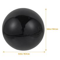 Nerūdijančio plieno stebėjimo rutulys Atspindintis veidrodinis gaublys Sodo lauko dekoravimui Fotografijos rekvizitas Stilingas dekoratyvinis centrinis elementas 12x12cm