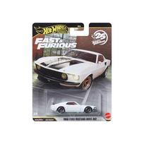 Hot Wheels Premium 2026 Fast & Furious Modeliukas 1969 Mustang Boss 302, white (yra Sandėlyje)