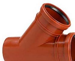 Nordisk Wavin WAVIN PP kanalizacijos atšakos vamzdis 160-110 mm 45 laipsnių Wavin