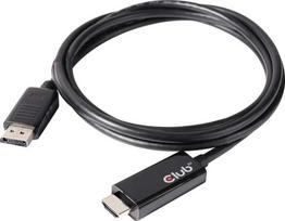 Club 3D DisplayPort 1.4 adapterio laidas 2m DP į HDMI 2.0b HDR UHD St./St. Black | CAC-1082 | 8719214471187