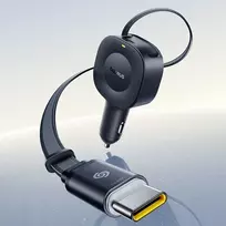 Baseus PrimeTrip VR2 30W ze zwijanym kablem USB-C - juoda