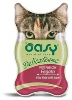 OASY Delicatesse Fine paté with Liver – šlapias kačių maistas – 85g