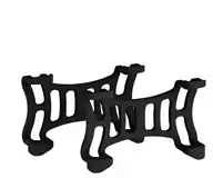 „Tractive TRDOG6CBK2“ guminiai tvirtinimo spaustukai, skirti „Tractive DOG 6“ (2 vnt.), juodi