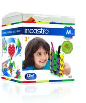 Italija Incastro Cube M 40 dalių konstruktorius vaikams nuo 3 metų, lavina loginį mąstymą ir kantrybę