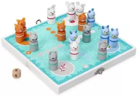 Adam Toys Lavinamoji stalo žaidimo „Chińczyk“ versija su miško gyvūnėliais, vaikams nuo 4 metų, skatina loginį mąstymą, žalsva