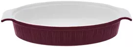 Porcelianinis kepimo indas Zyle ZY1830CDR raudonas, 2 L