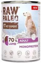 VETEXPERT Raw Paleo Ėriena – drėgnas ėdalas šunims – 400g