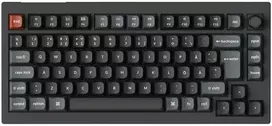 Klaviatūra Keychron V1 Ultra 75% 8K Wireless Tri-Mode Juodas Keychron POM Brown