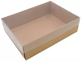 Dovanų dėžutė su langeliu, 28x21x8 cm