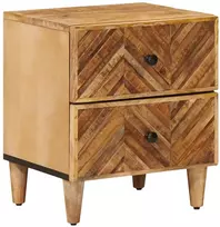 Naktinis staliukas Ruda 40 x 33,5 x 46 cm Kietas mango medis