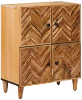 Saugojimo spintos Ruda 60 x 33,5 x 75 cm Kietas mango medis