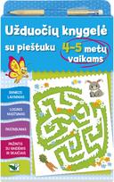 Užduočių knygelė su pieštuku 4-5 metų vaikams - Nėra Autoriaus