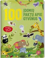 100 įdomių faktų apie gyvūnus. Daugiau kaip 150 lipdukų - Nėra Autoriaus