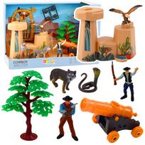 Kaubojų Wild West figūrėlių rinkinys