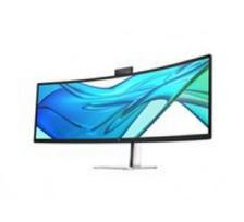 HP 549pm Series 5 Pro DQHD Curved Conferencing Monitor - 49" 5120 x 1440 DQHD 400-nit 165Hz AG, VA, USB-C(140W/15W)/HDMI/DisplayPort/Audio Jack, 3x USB-A, speakers, webcam, RJ-45 LAN, height adjust/tilt/swivel, 3 years