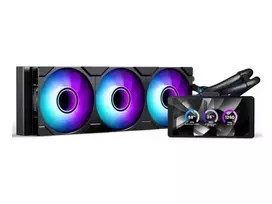 PHANTEKS „Glacier One 360M25“ LCD „viskas viename“ vandens aušinimo sistema, 6 colių ekranas – 360 mm, juoda
