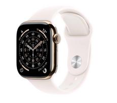APPLE Watch Series 11 GPS + Cellular 46mm Gold Titanium Case | Light Blush Sport Band - M/L