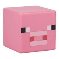 Minkštas žaislas Paladone Minecraft Pig Stress Block, rožinė sp.