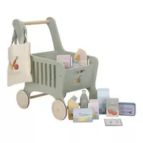 Little Dutch Wooden Shopping Cart FSC