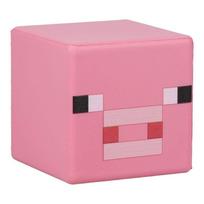 Minkštas žaislas Paladone Minecraft Pig Stress Block, rožinė sp.