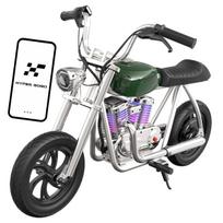 Vaikiškas elektrinis motociklas Hyper Gogo Pioneer App, žalia sp.