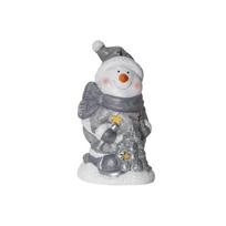 LED dekoracija „Besmegenis su eglute“ – 15x9 cm