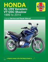 Honda XL125V Varadero & VT125C Shadow (99-14)
