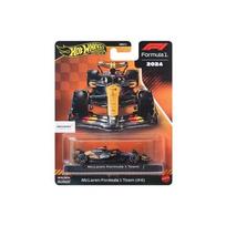Hot Wheels Premium Formula 1 Modeliukas McLaren #4 Lando Norris High-end Diecast F1 model, orange/black