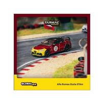 Tarmac Modeliukas 1/64 Alfa Romeo Giulia GTAm, red/yellow (yra Sandėlyje)