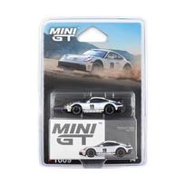 Mini GT Modeliukas 1/64 2024 Porsche 911 (992) Dakar Rally Design Package 74, white (yra Sandėlyje)