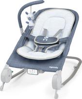 Ingenuity - Happy Belly Rock-to-Bounce Massage Seat - Chambray - 0-6 M