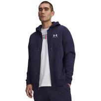 Under Armour Essential Fleece Fz Hood Midnight Navy - Dydis XXL (1373881-410 Džemperiai)