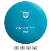 Diskgolfo diskas Fairway Driver S-LINE FD1 Turquoise
