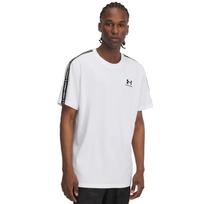 Under Armour Icon HWT Tee Taping White/ Black - Dydis XL (1390300-100 Marškinėliai)