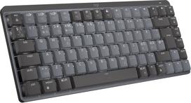 Logitech - MX Compact Mechanical Wireless Illuminated Keyboard - Nordic - Clicky Switch