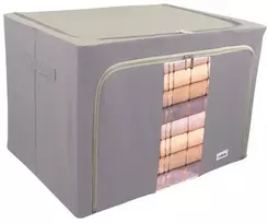 ORDINETT Auduma kaste Box XL 60x42x40cm asorti