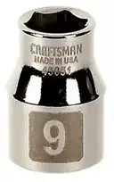 OPI Craftsman 8 Mm X 3/8 in. Drive Metric 6 Point Standard Socket 00945851 (Case of 8)