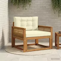 Lauko Vidurinis Sofa Kietos akacijos mediena Natūrali