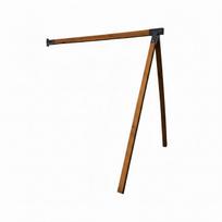 Sūpynių stovas vaikams Hatis Kato, 240 cm, 228 cm, ruda sp.
