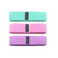 Trainer accessories,Resistance Bands Set | Fabric Exercise Loops for Men & Women, Butt and Legs Workout,Mint Green + Cherry Blossom Powder + Taro Purple-Universal