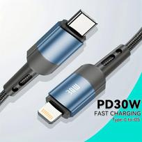PD 30W greito įkrovimo Lightning laidas, Mėlyna